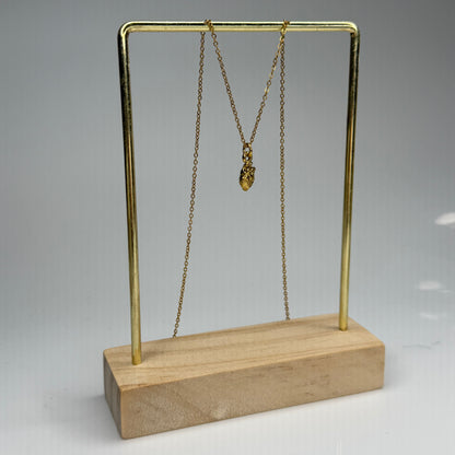 Anatomical Heart Pendant – Gold Plated - DEAL OF THE DAY