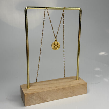 Geometric Unity Pendant – Gold Plated - DEAL OF THE DAY