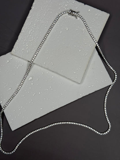 VVS1 Moissanite 2mm Tennis Chain - DEAL OF THE DAY