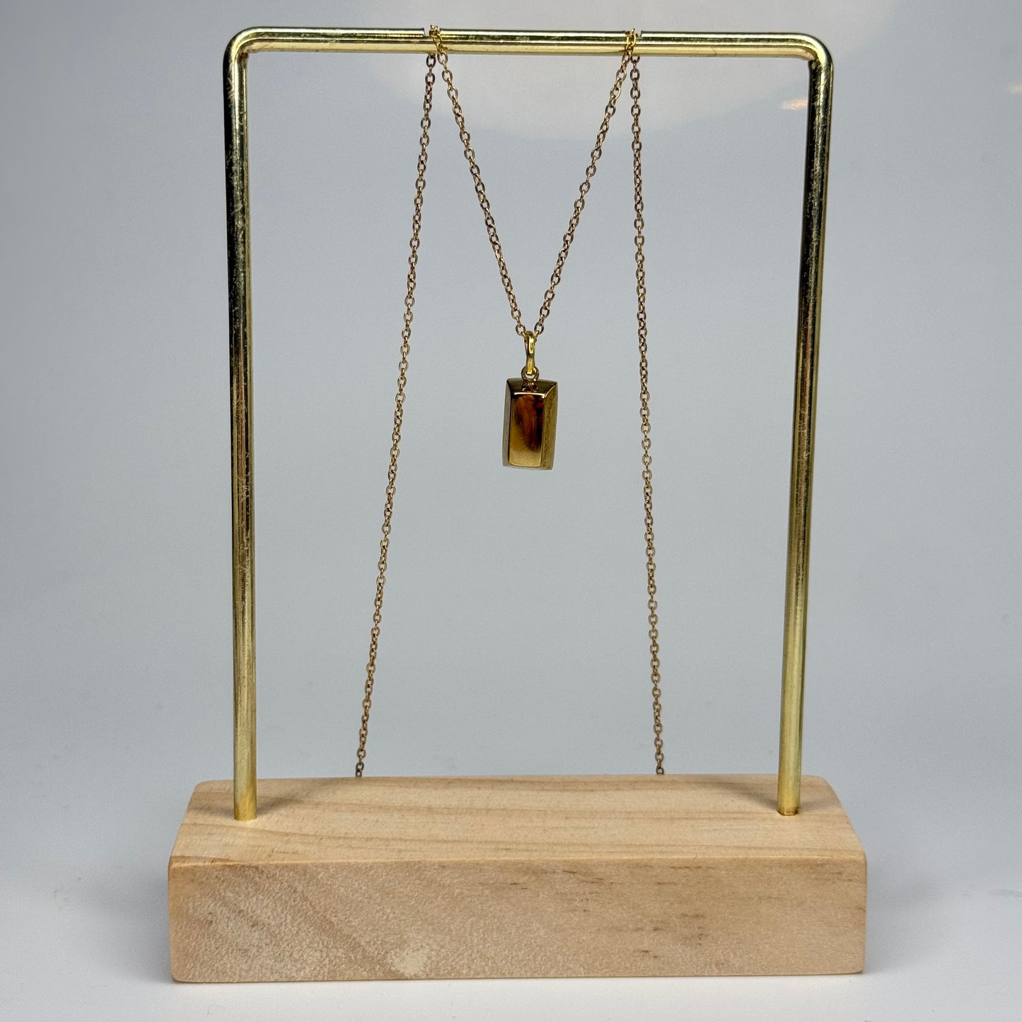 Gold Bar Pendant – Gold Plated - DEAL OF THE DAY