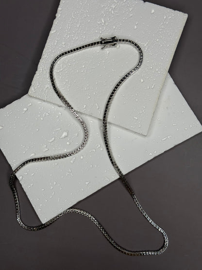 VVS1 Moissanite 2mm Tennis Chain - DEAL OF THE DAY