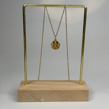 Geometric Unity Pendant – Gold Plated - DEAL OF THE DAY