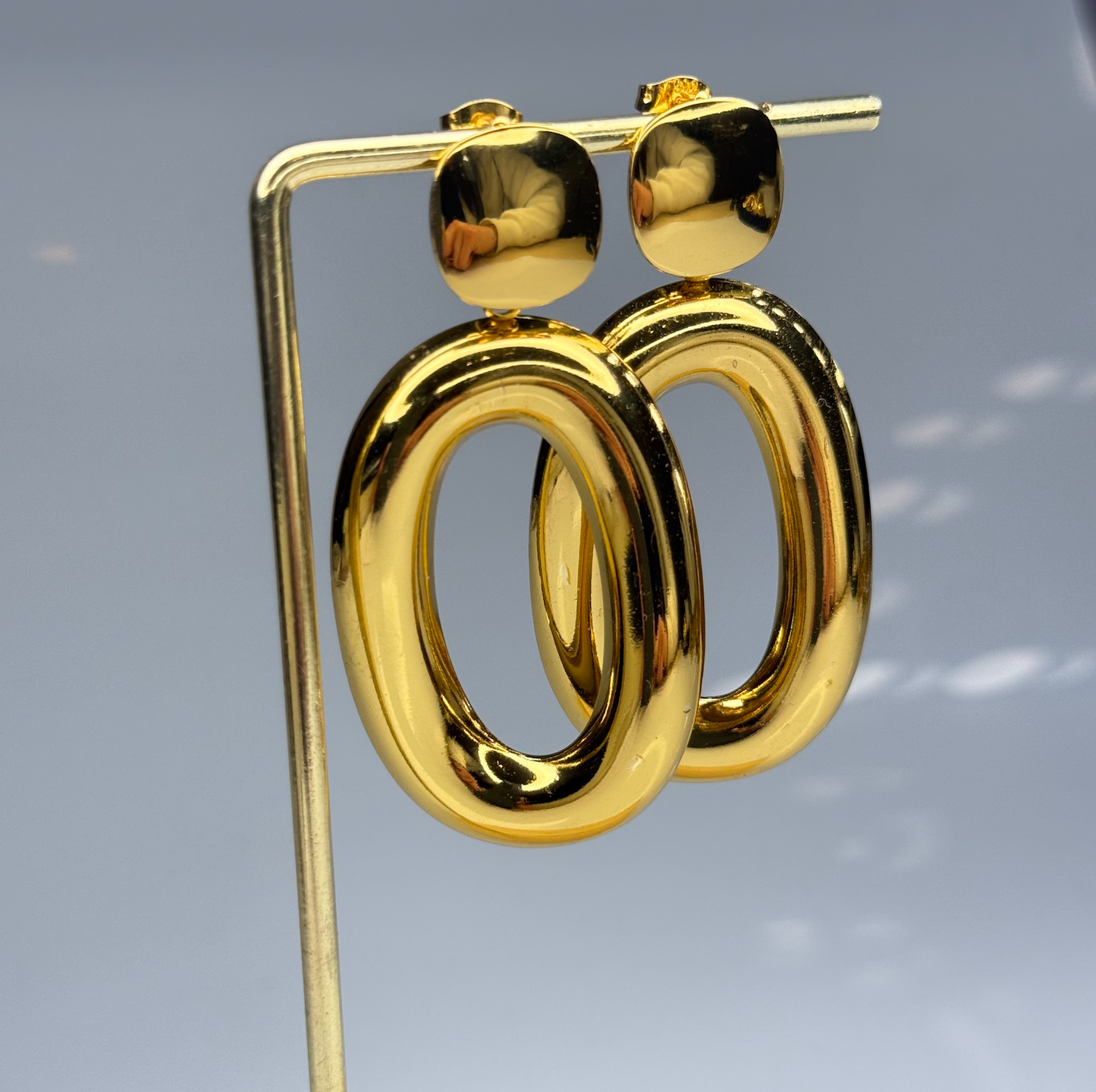 Chunky Loop Drops Earrings – Gold Plated - DEAL OF THE DAY