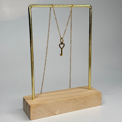 Heart Key Pendant – Gold Plated - DEAL OF THE DAY