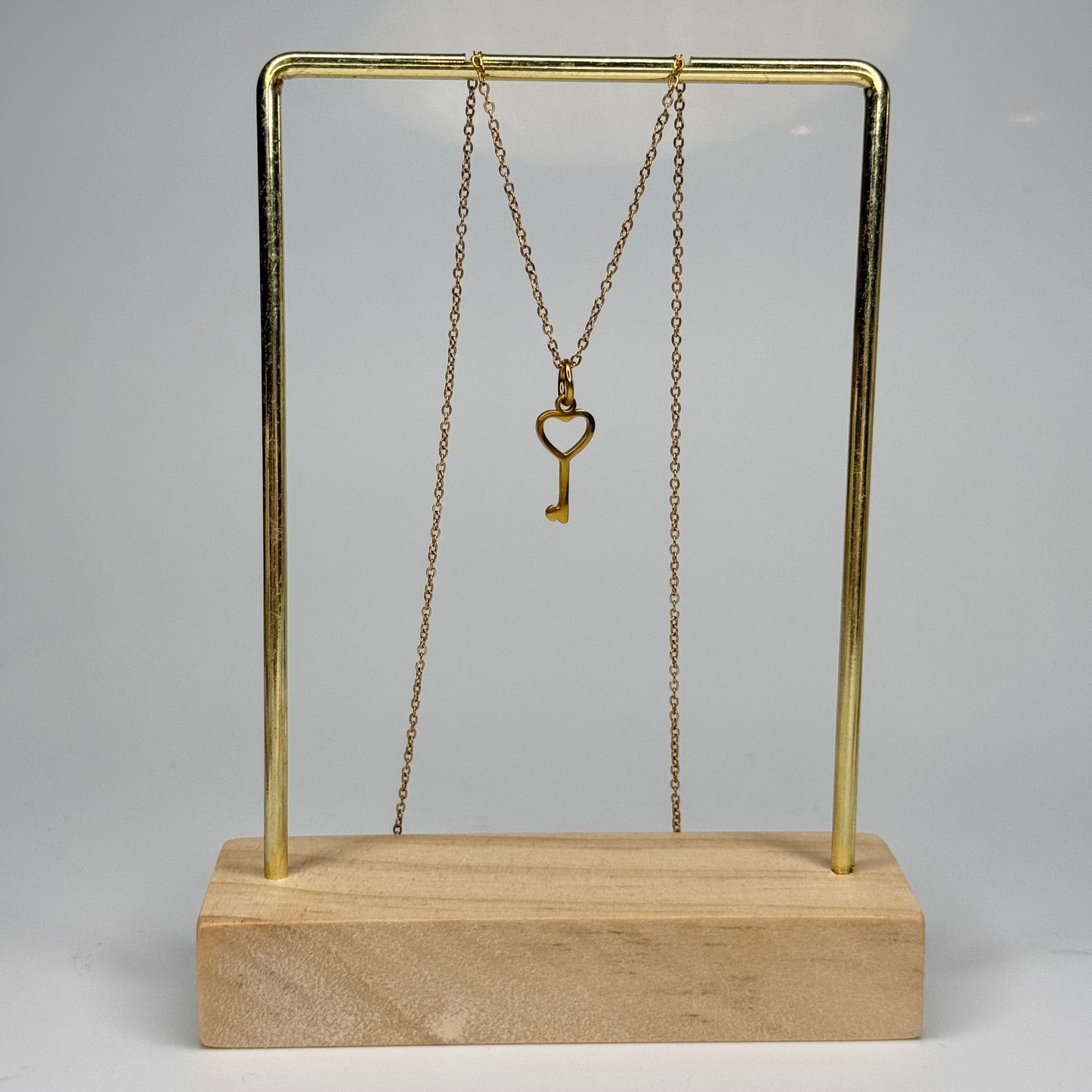 Heart Key Pendant – Gold Plated - DEAL OF THE DAY