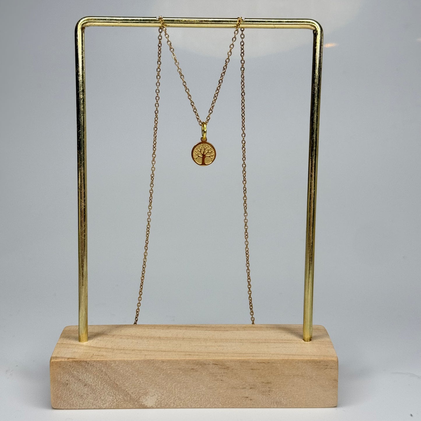 Tree Coin Pendant – Gold Plated - DEAL OF THE DAY