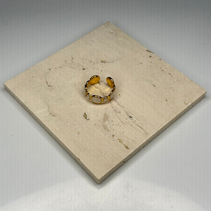 Circle Shell Band - Gold Plated - DEAL OF THE DAY