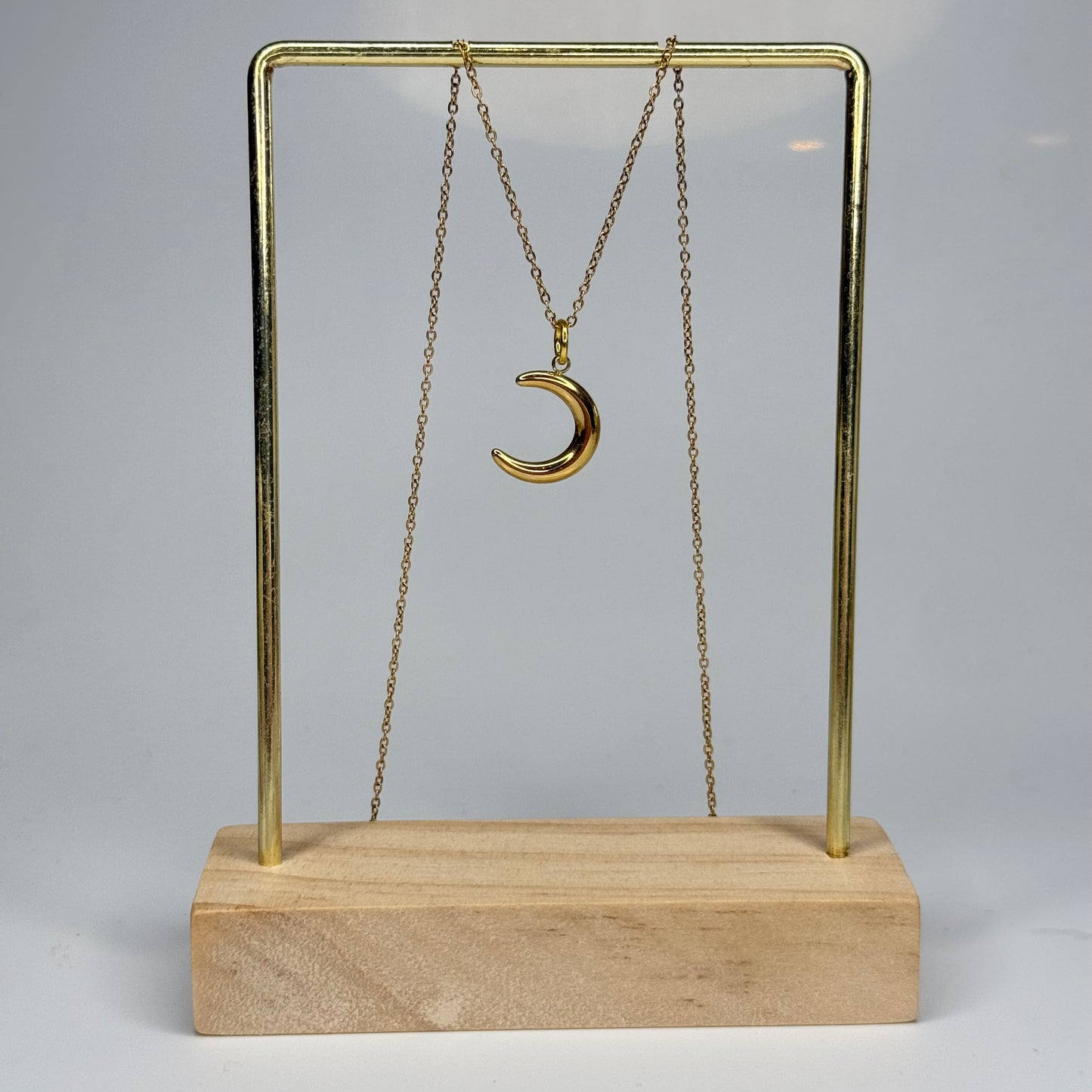 Moonlight Curve Pendant – Gold Plated - DEAL OF THE DAY
