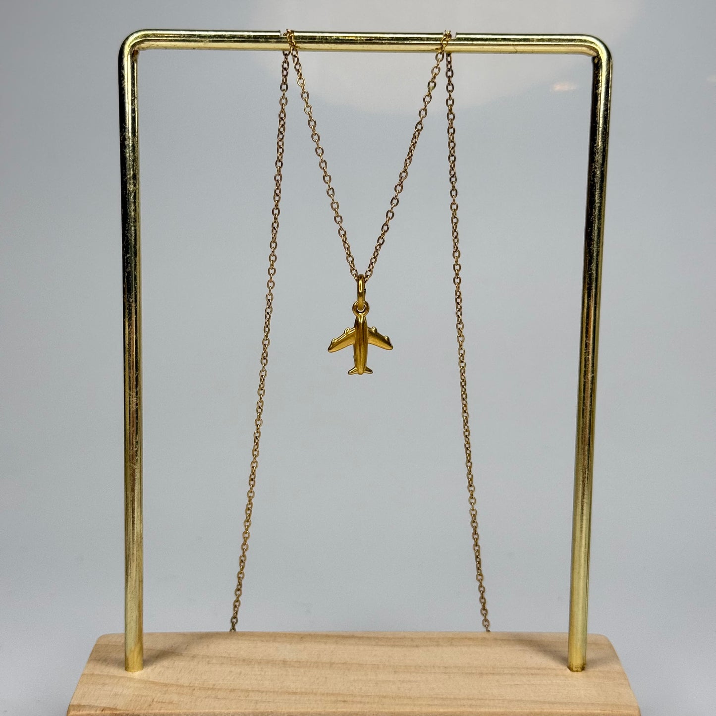 Golden Plane Pendant – Gold Plated - DEAL OF THE DAY