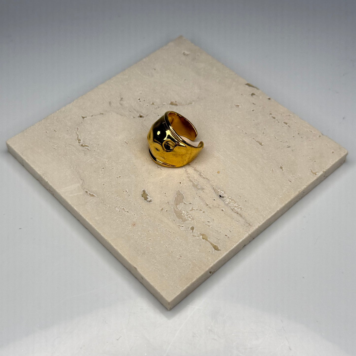 Sculpted Chunky Ring - Gold Plated - DEAL OF THE DAY