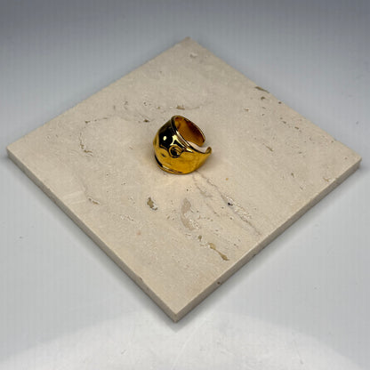 Sculpted Chunky Ring - Gold Plated - DEAL OF THE DAY
