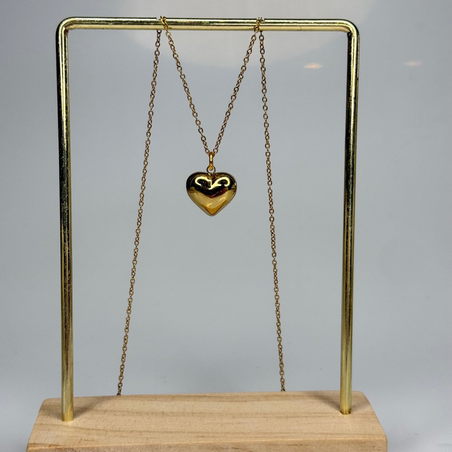 Glossy Love Pendant – Gold Plated - DEAL OF THE DAY