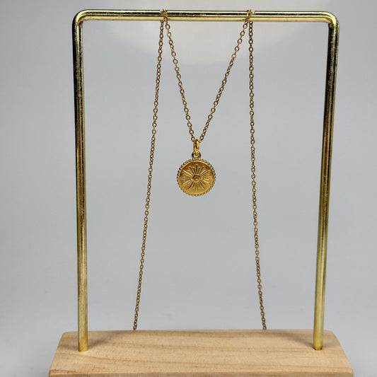Sun Ray Pendant – Gold Plated - DEAL OF THE DAY