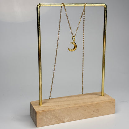 Half Moon Charm – Gold Plated - DEAL OF THE DAY