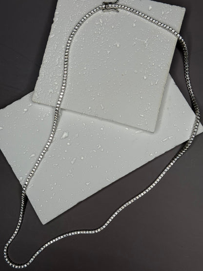 VVS1 Moissanite 2mm Tennis Chain - DEAL OF THE DAY