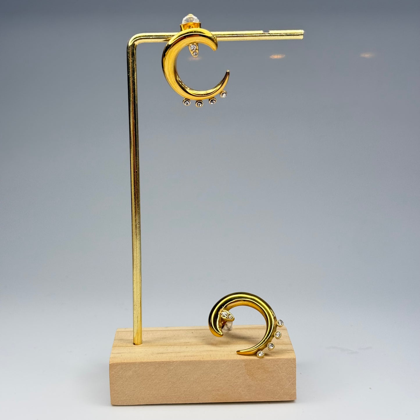 Moon Ripple Earrings – Gold Plated - DEAL OF THE DAY