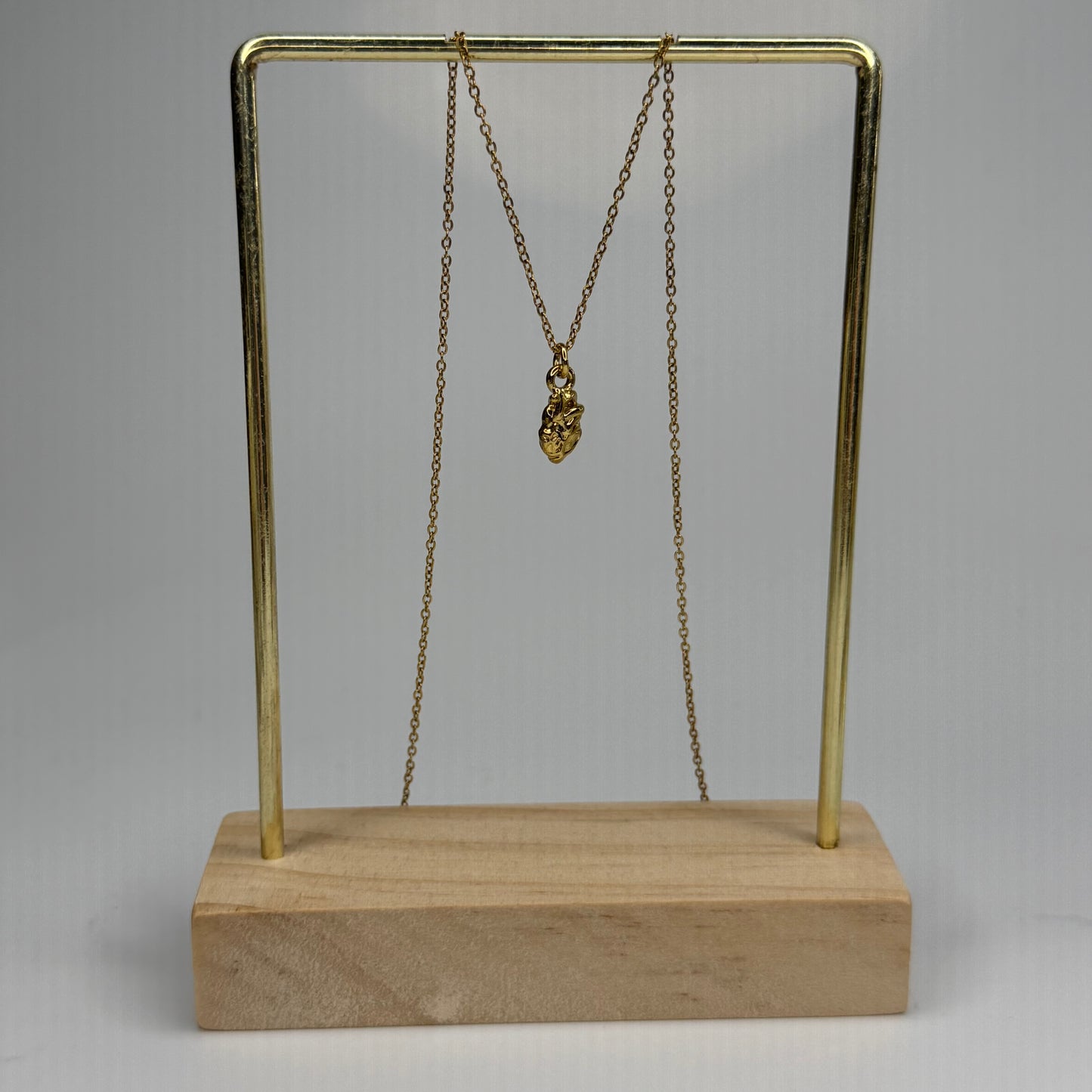 Anatomical Heart Pendant – Gold Plated - DEAL OF THE DAY