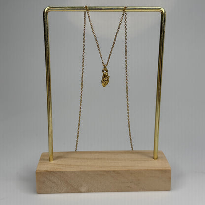 Anatomical Heart Pendant – Gold Plated - DEAL OF THE DAY