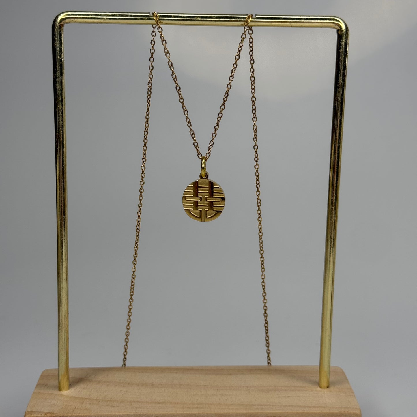 Geometric Unity Pendant – Gold Plated - DEAL OF THE DAY