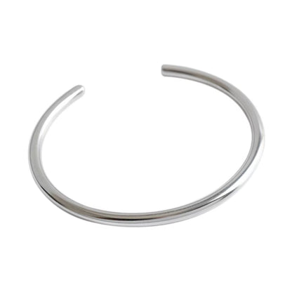 Glossy Round Hand Bangle Bracelet