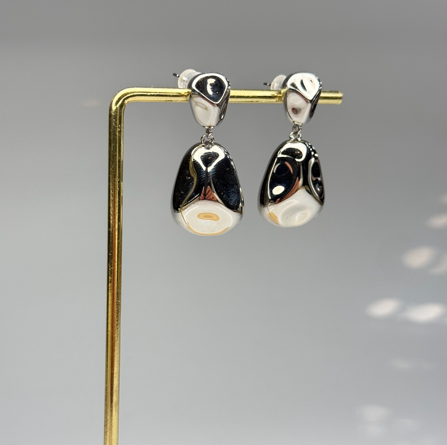 Molten Nugget Drops Earrings – Gold Plated - DEAL OF THE DAY