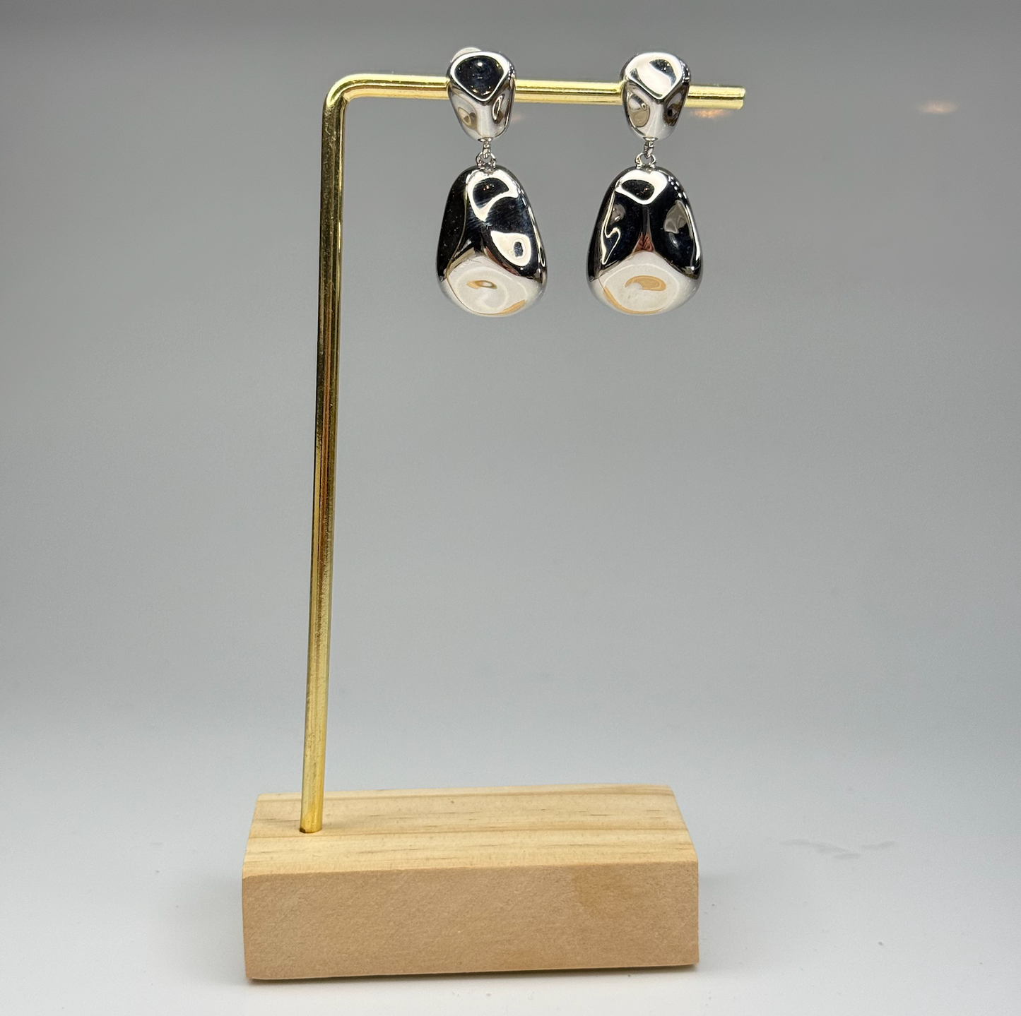 Molten Nugget Drops Earrings – Gold Plated - DEAL OF THE DAY