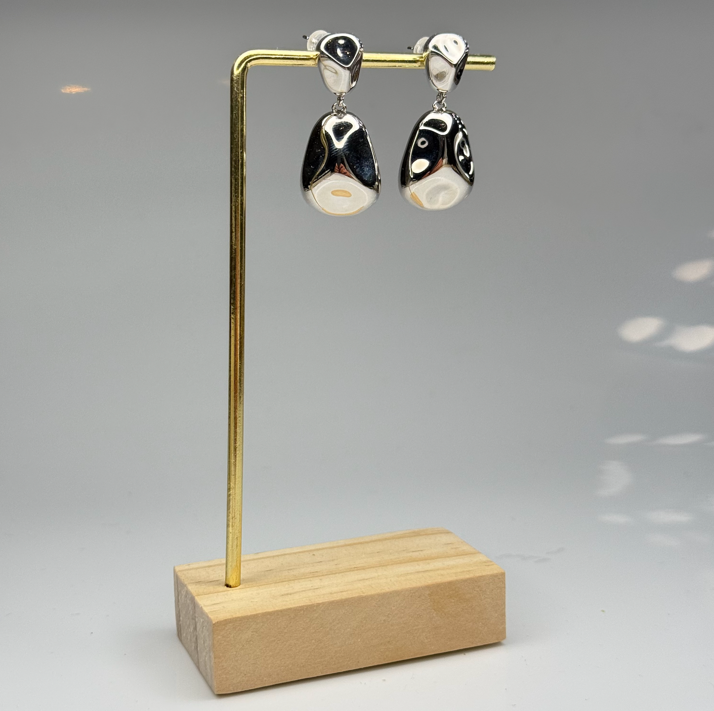 Molten Nugget Drops Earrings – Gold Plated - DEAL OF THE DAY