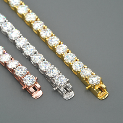 VVS1 Moissanite 2mm Tennis Bracelet