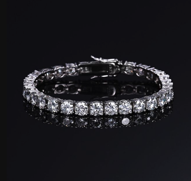 VVS1 Moissanite 5mm Tennis Bracelet