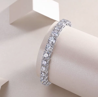 VVS1 Moissanite 6.5mm Tennis Bracelet