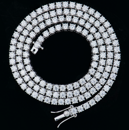 VVS1 Moissanite 3mm Tennis Chain