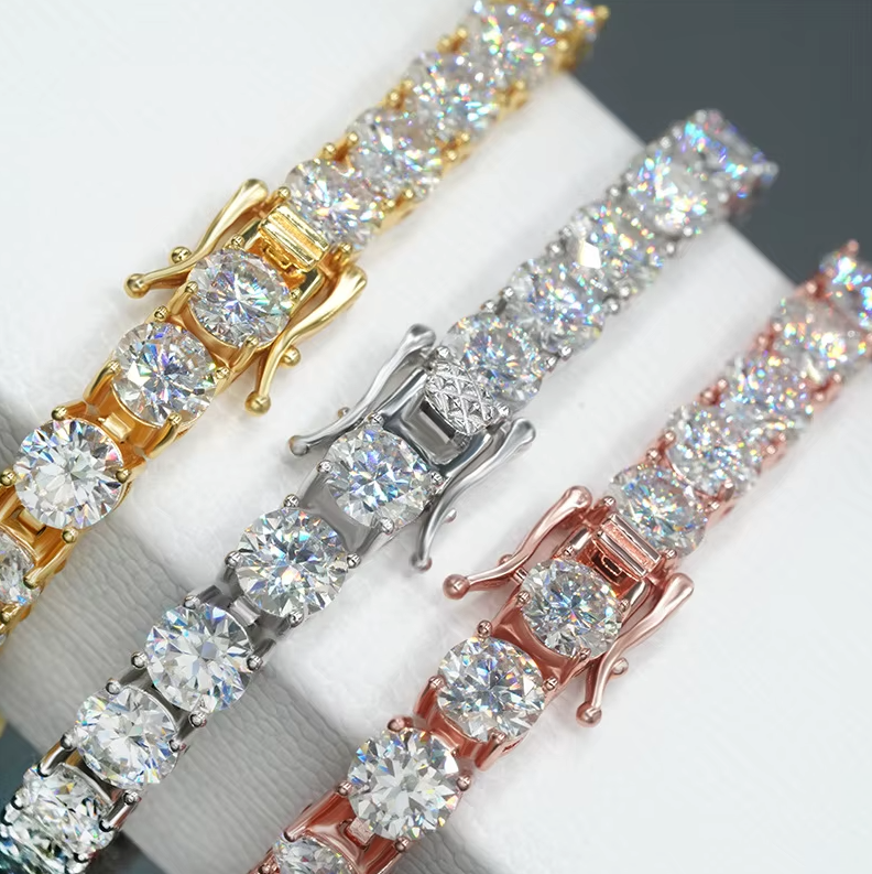 VVS1 Moissanite 6.5mm Tennis Chain