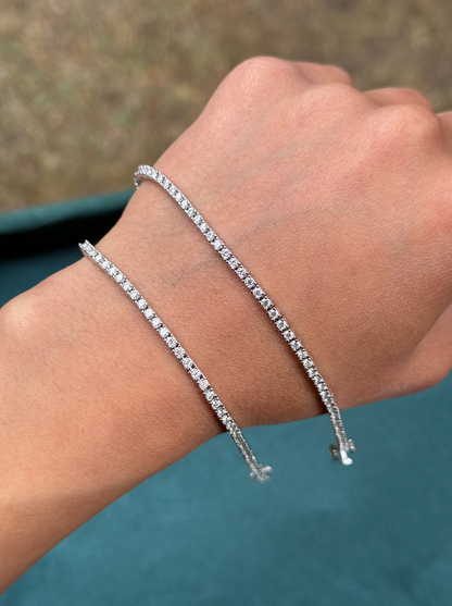 VVS1 Moissanite 2mm Tennis Chain - DEAL OF THE DAY