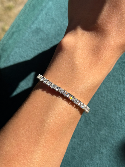 VVS1 Moissanite - 4mm Tennis Bracelet - DEAL OF THE DAY