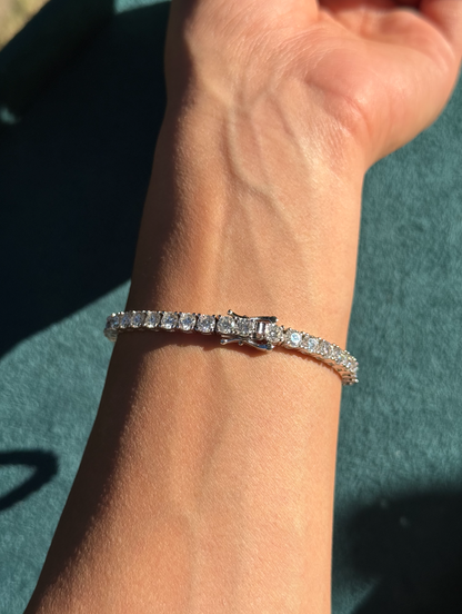 VVS1 Moissanite - 4mm Tennis Bracelet - DEAL OF THE DAY