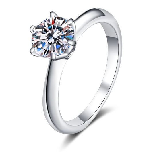 VVS1 Moissanite Vintage Engagement Ring