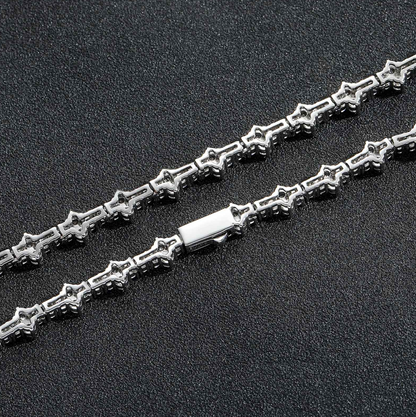 5A+ CZ 7mm Plum Shape Tennis Chain & Bracelet