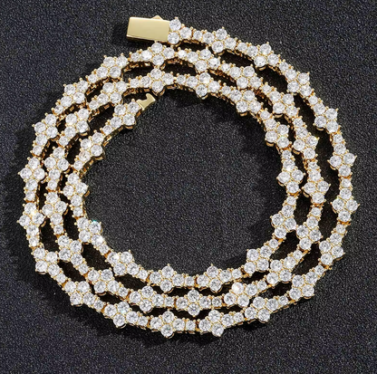 5A+ CZ 7mm Plum Shape Tennis Chain & Bracelet