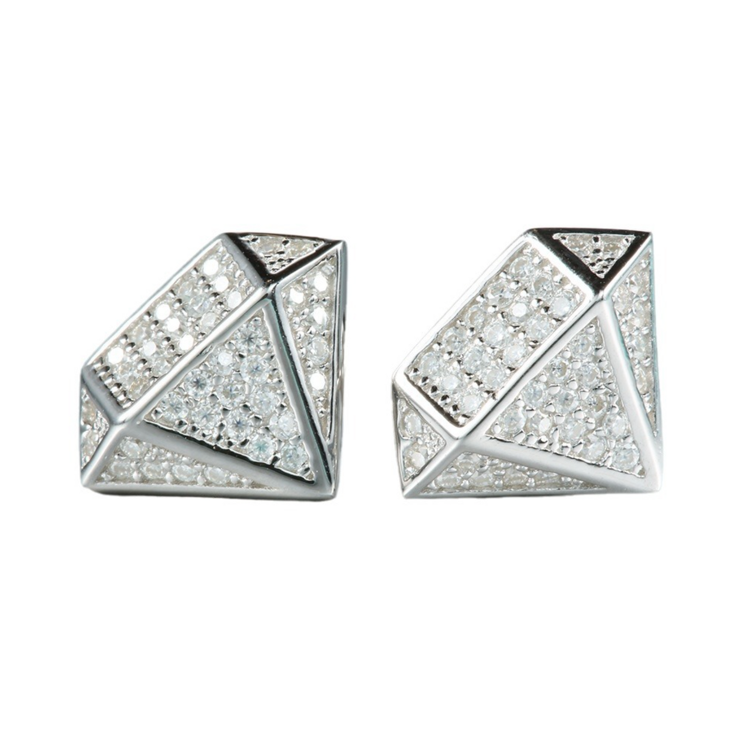 VVS1 Moissanite Diamond Shape Earrings