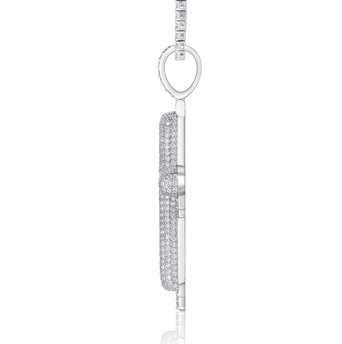 VVS1 Moissanite Hip Hop Cross Pendant