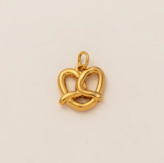 Bread Pendant - Gold Plated