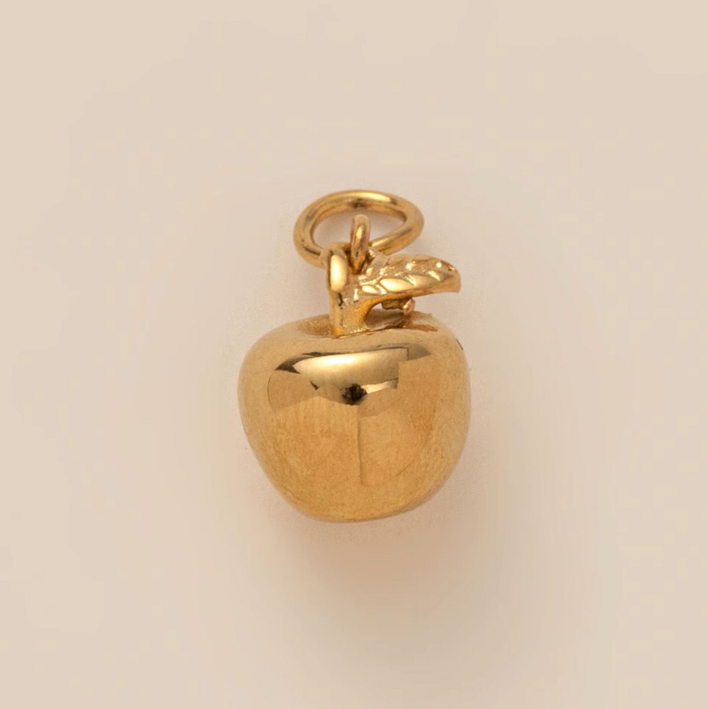 Apple Pendant - Gold Plated