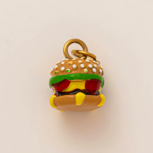 Cheeseburger Pendant - Gold Plated