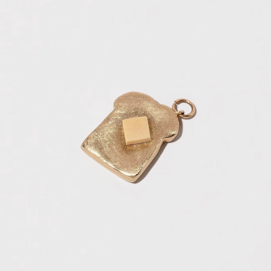 Butter Toast Pendant - Gold Plated