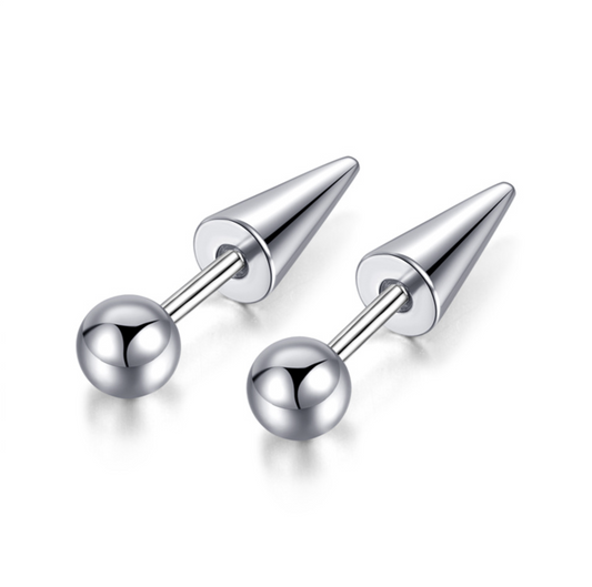 20.5mm Ball Stud Earrings - Stainless Steel