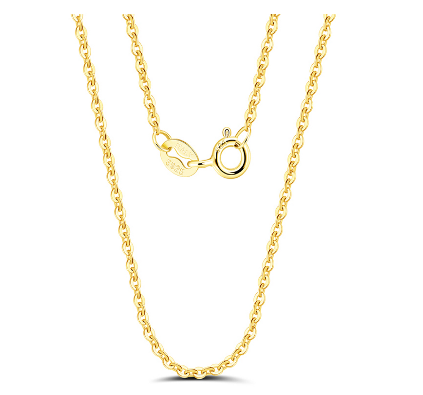 1mm Cable Chain - Gold Plated