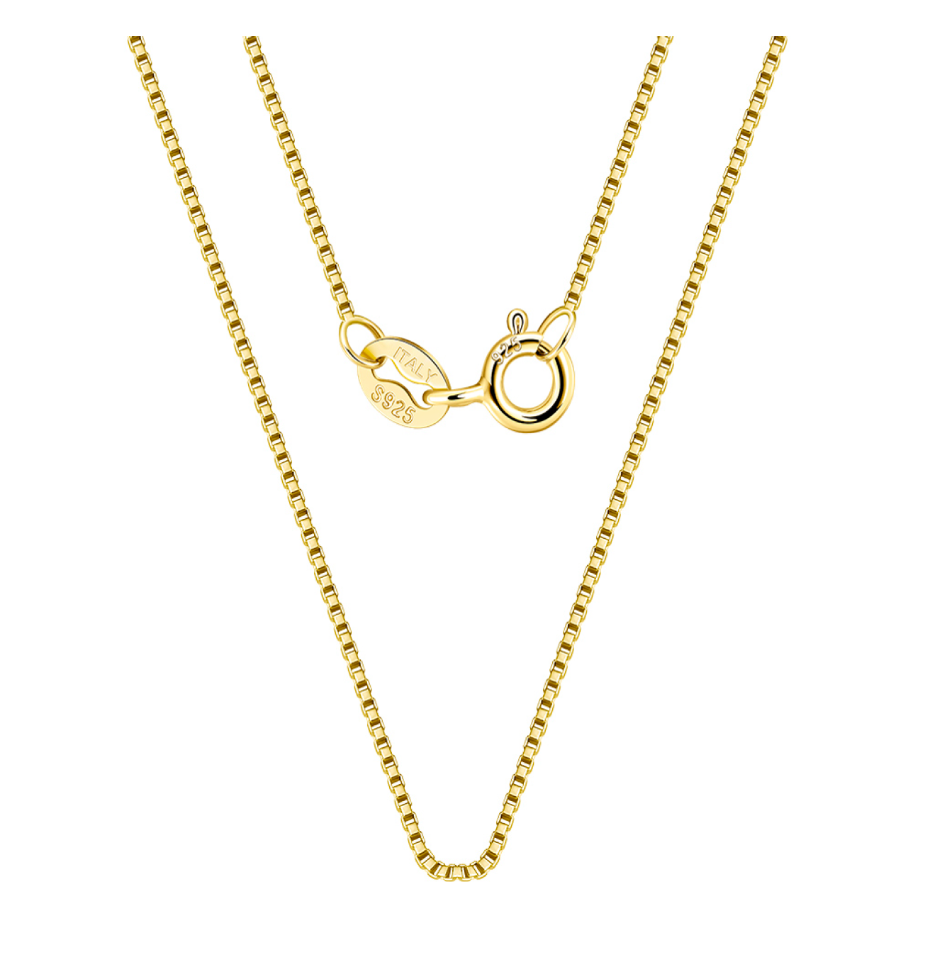 0.6mm Box Chain - Gold Plated