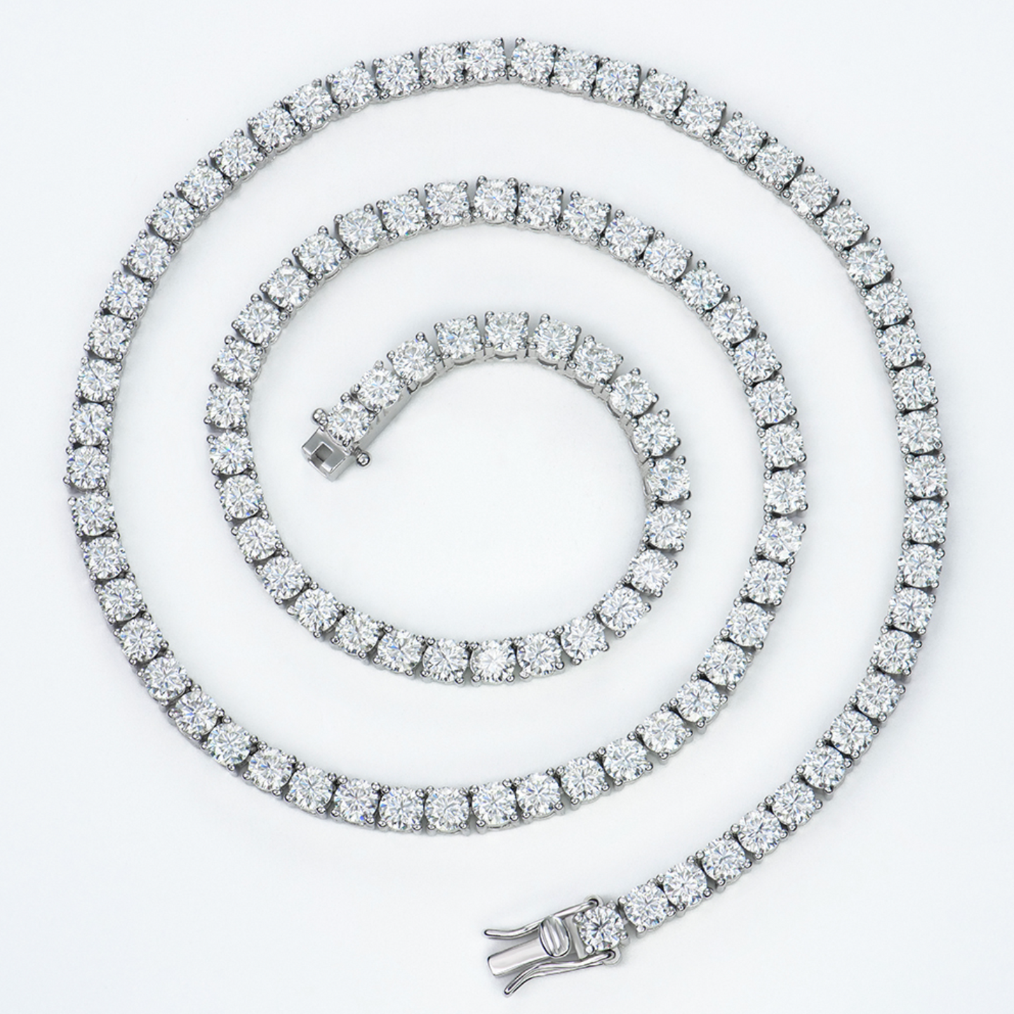 VVS1 Moissanite 4mm Tennis Chain