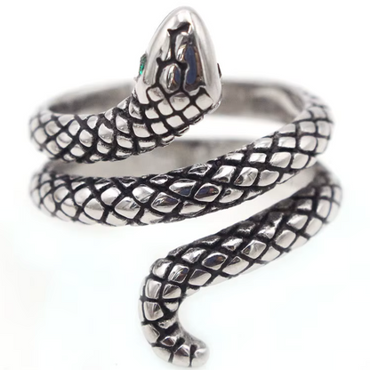 5A+ CZ Vintage Snake Ring
