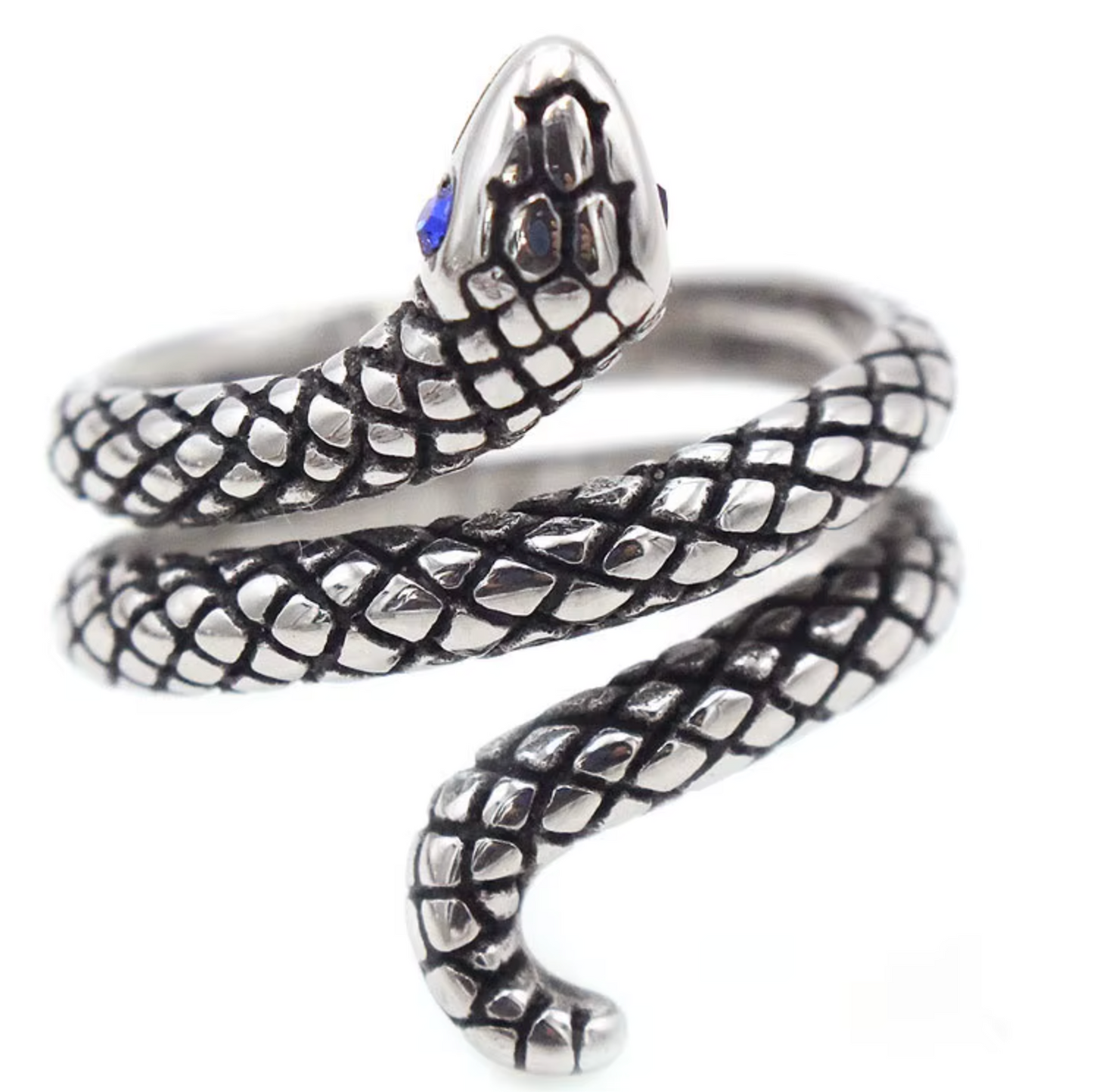 5A+ CZ Vintage Snake Ring
